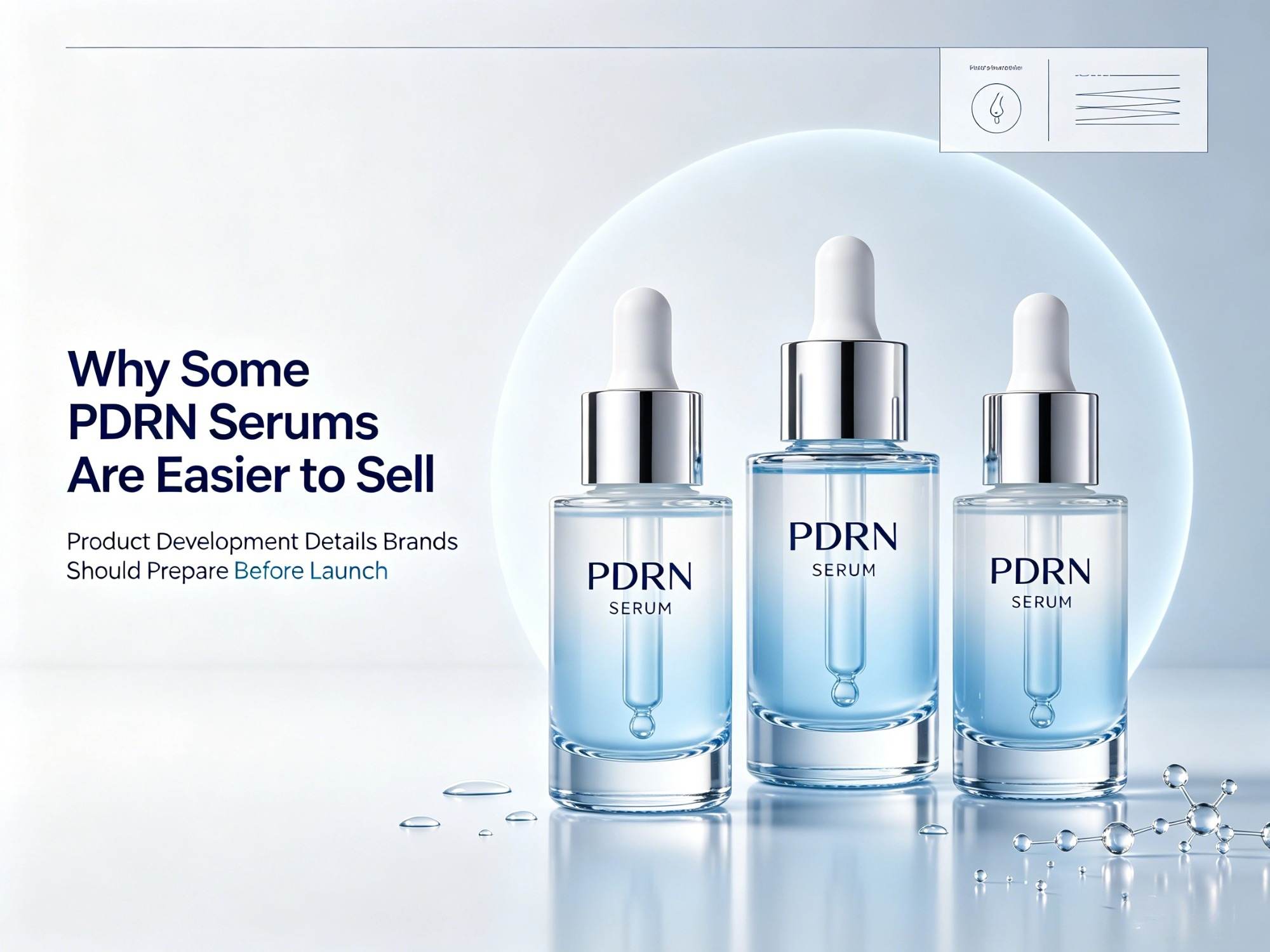 เหตุใดเซรั่ม PDRN บางชนิดจึงขายง่ายกว่า: รายละเอียดการพัฒนาผลิตภัณฑ์ที่แบรนด์ควรเตรียมก่อนเปิดตัว