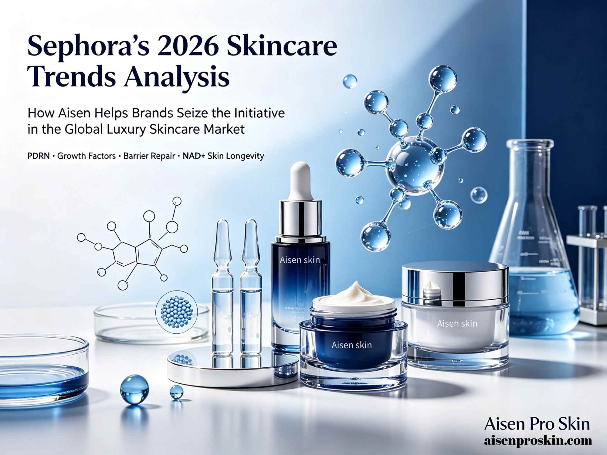 บทวิเคราะห์เทรนด์ผลิตภัณฑ์ดูแลผิวปี 2026 ของ Sephora: Aisen ช่วยให้แบรนด์ต่างๆ คว้าโอกาสในตลาดผลิตภัณฑ์ดูแลผิวระดับหรูระดับโลกได้อย่างไร
